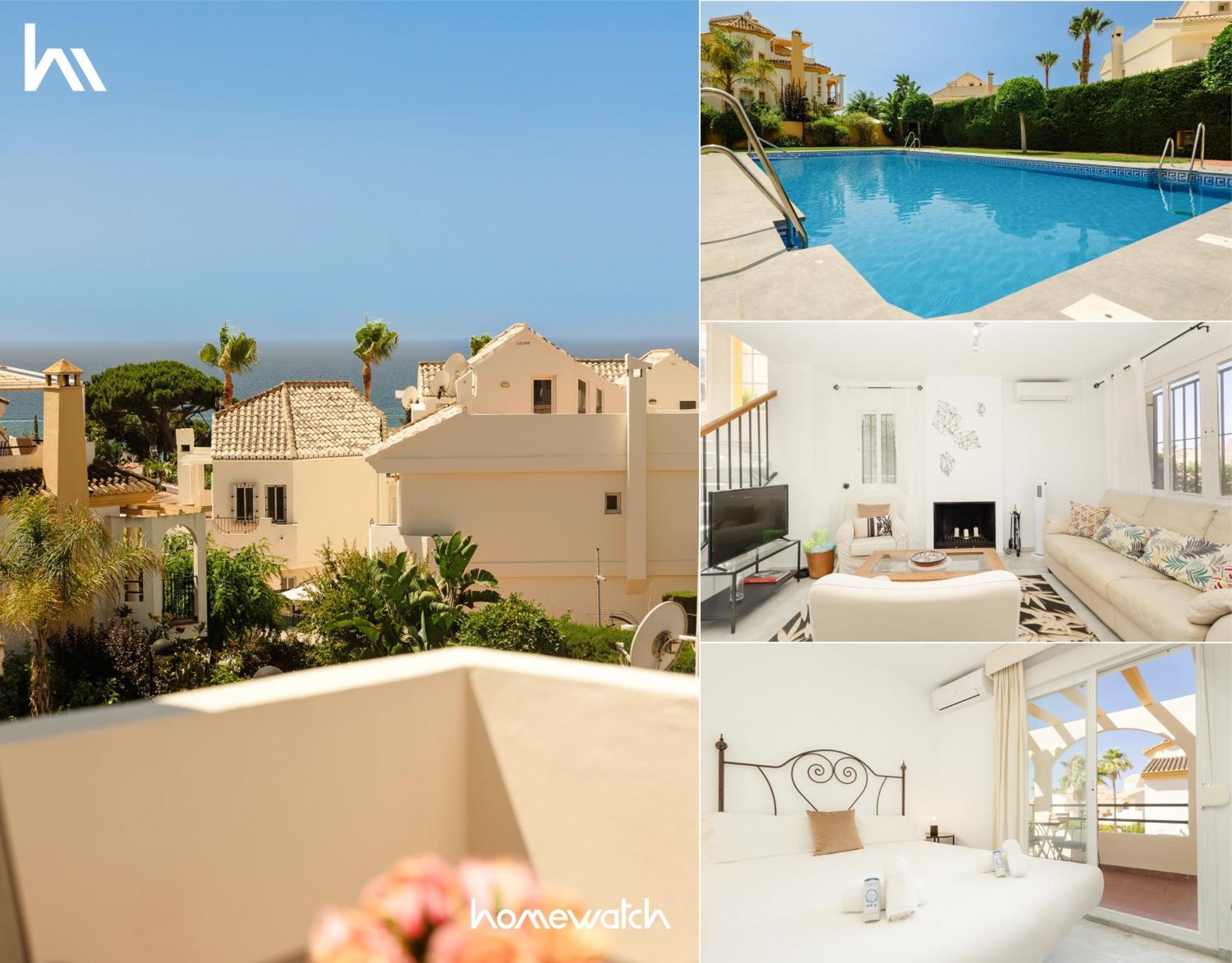 Beautiful Townhouse Walking Distance To The Beach In Costabella, 马尔韦利亚 外观 照片